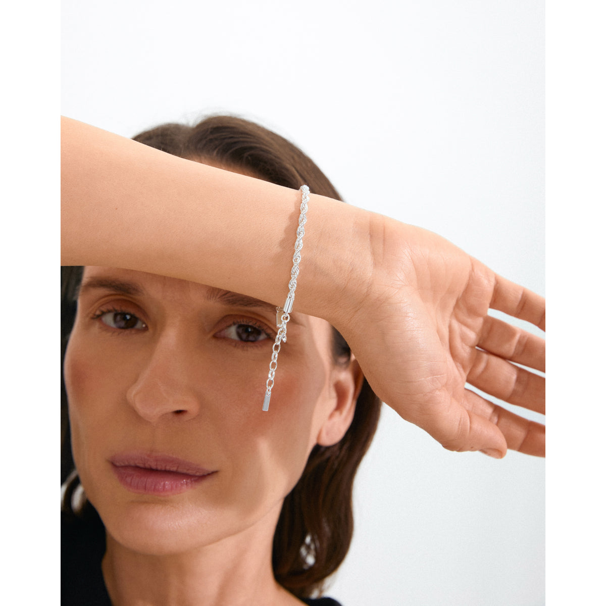 PAM robe chain bracelet silver-plated