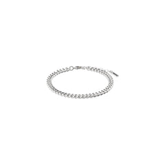 FUCHSIA curb chain bracelet silver-plated