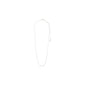 PERI twirl necklace, silver-plated, features a minimalist design with intricate twists, perfect for adding a feminine touch to any outfit.
