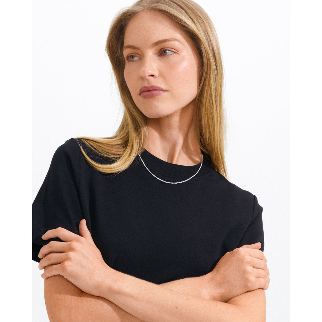 PAM robe chain necklace silver-plated