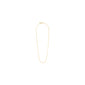 PARISA flat link chain necklace, gold-plated, with polished links creating a chic look, 40 cm long, ideal for layering with other Pilgrim pieces.