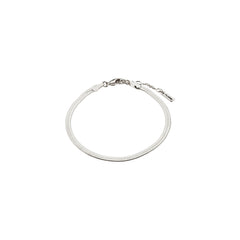 JOANNA flat snake chain bracelet silver-plated