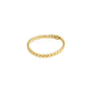 LULU recycled twisted stack ring gold-plated