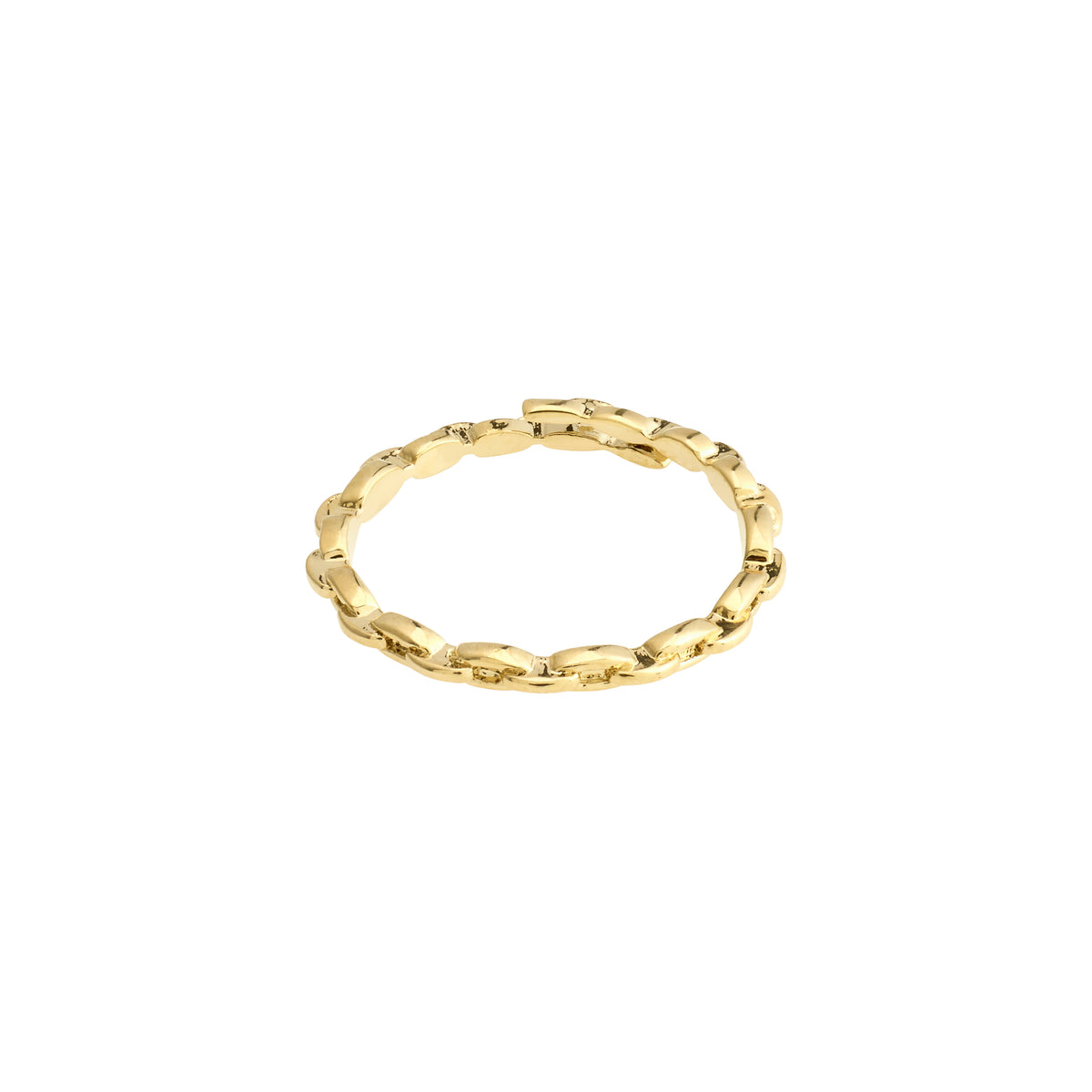 LULU chain stack ring guldbelagt
