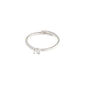 LULU recycled crystal stack ring silver-plated