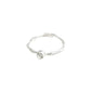 LULU recycled crystal stack ring silver-plated