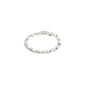 LULU chain stack ring silver-plated, featuring a chain-inspired design, offers a blend of elegance and modern style, perfect for stacking and personalizing your look.