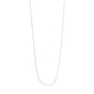 Silver-plated NANCY necklace, 50 cm, crafted from recycled materials. A versatile chain for pairing with pendants or layering with other Pilgrim pieces.