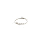 LULU mom stack ring, silver-plated, with 'Mom' inscribed, celebrates love and family. A simple, meaningful gift crafted from 99% recycled material.
