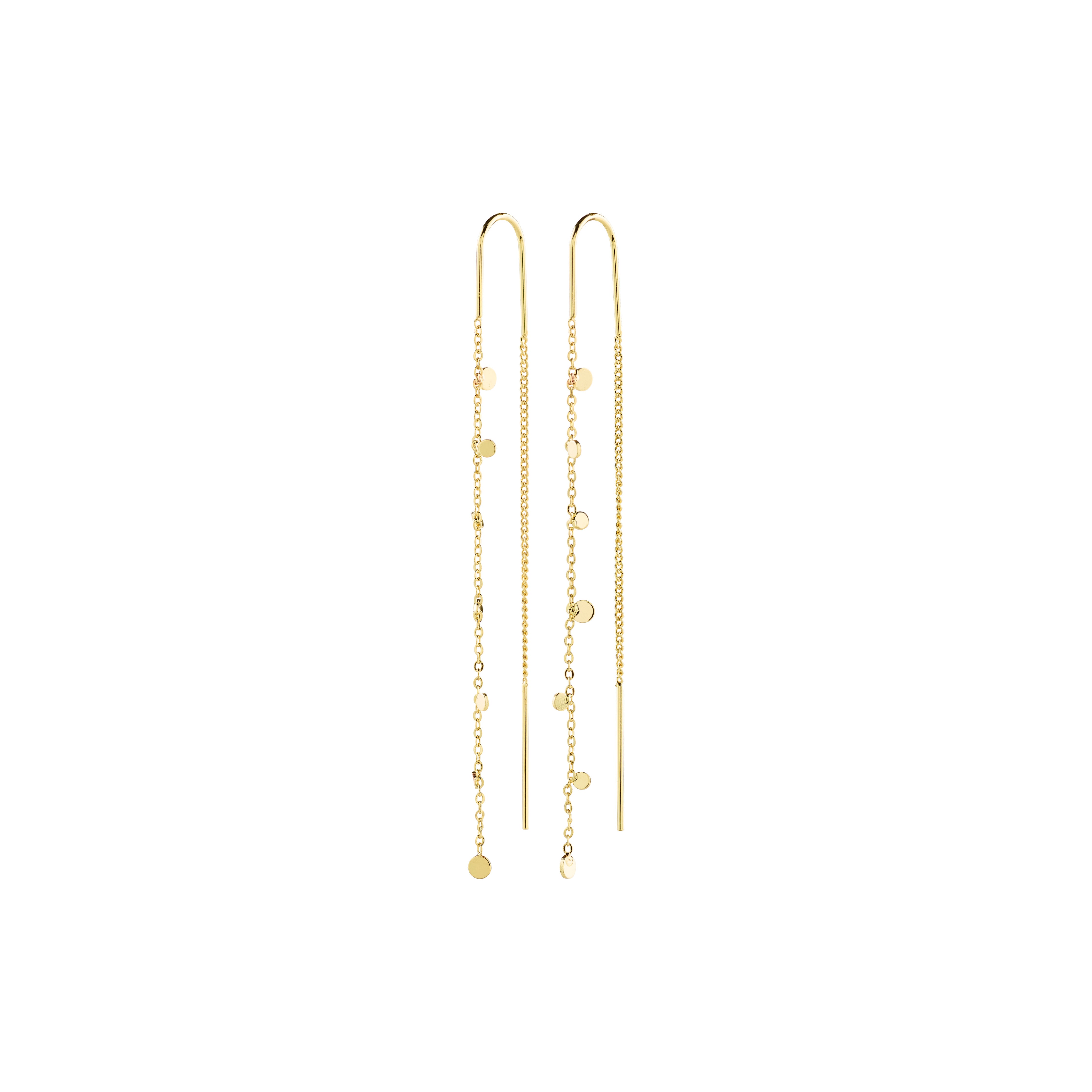 BAYLEN chain earrings gold-plated
