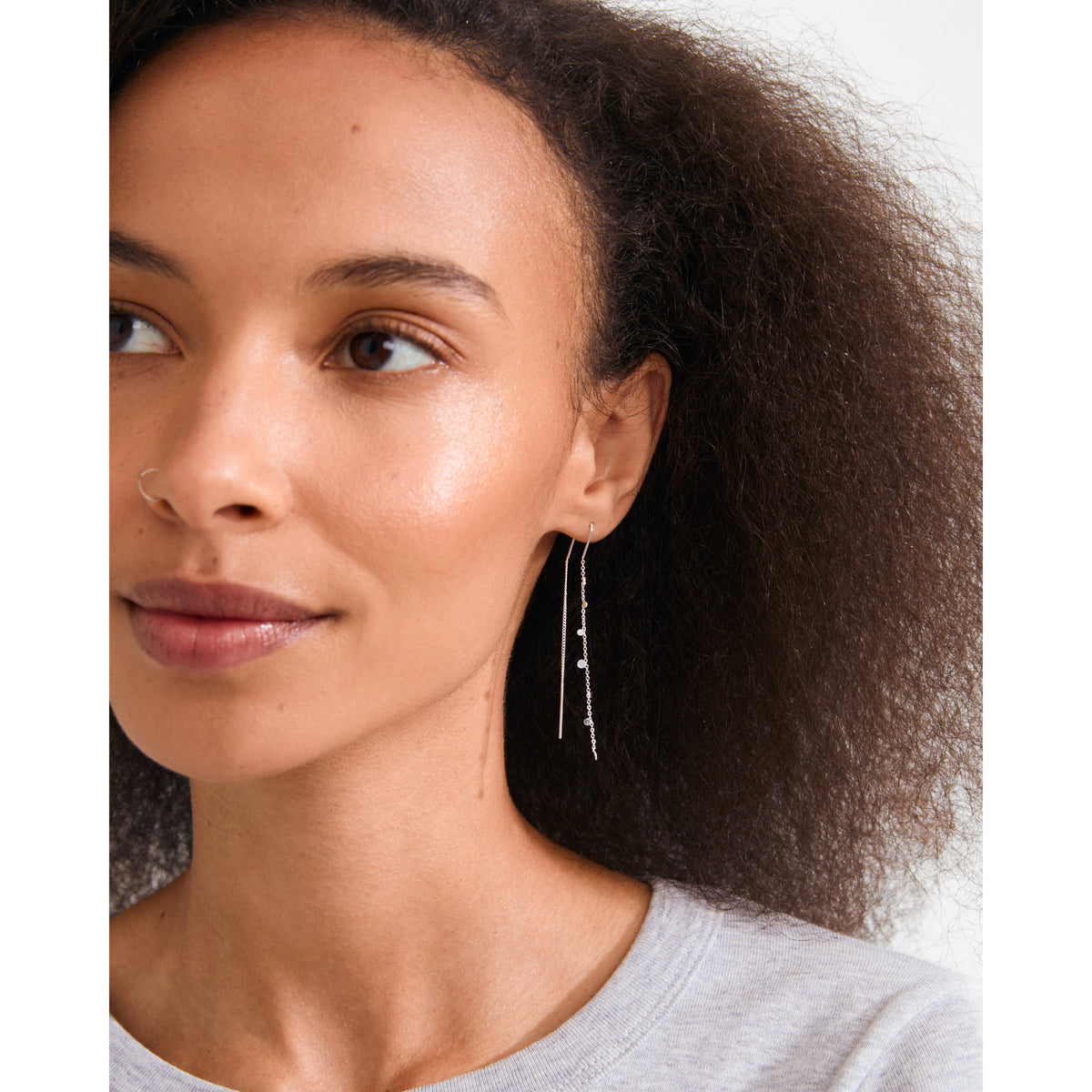 BAYLEN chain earrings silver-plated
