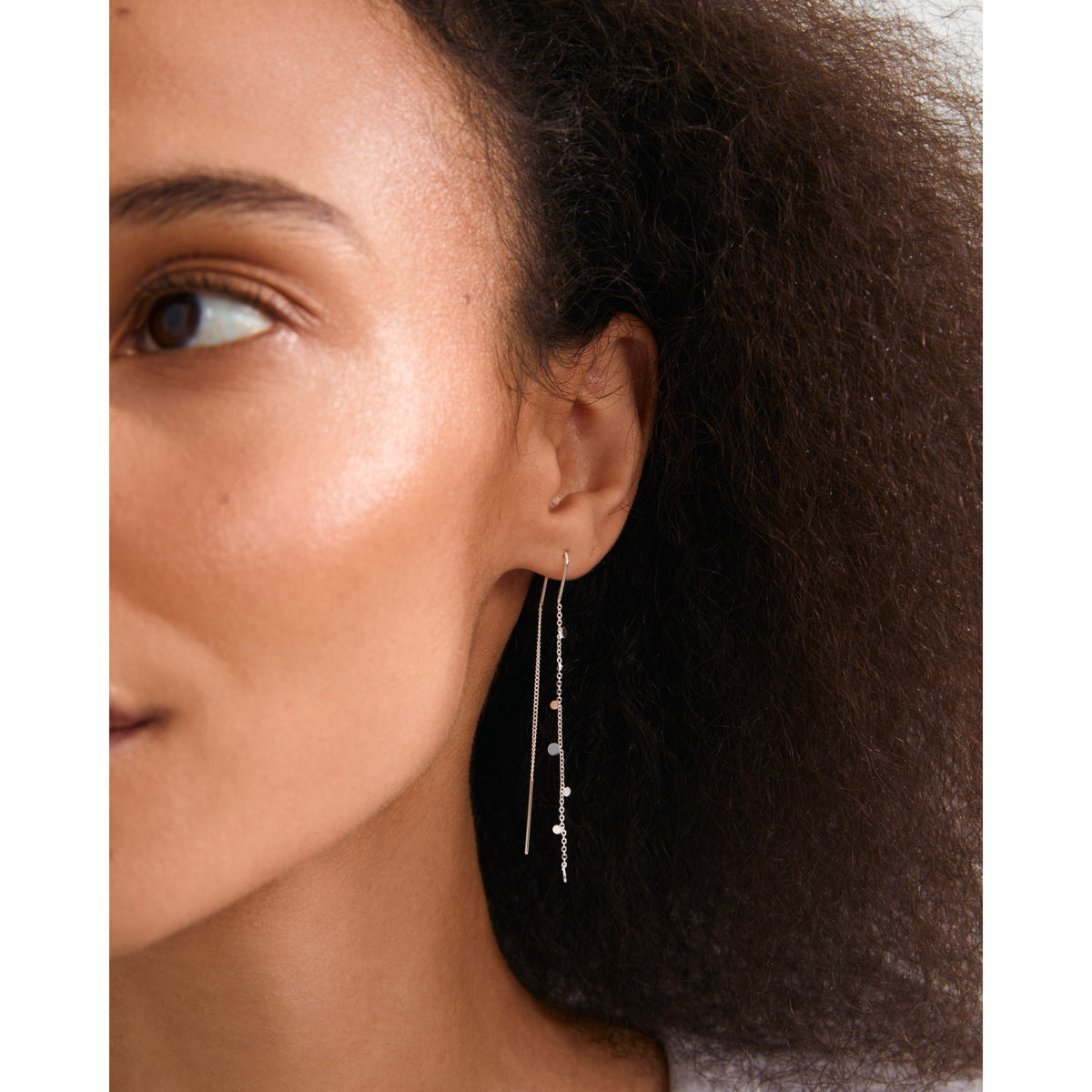 BAYLEN chain earrings silver-plated