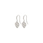 FELICE heart pendant earrings silver-plated