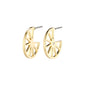 Earrings : Kaylee : Gold Plated : Crystal