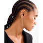 SYLVIE small crystal stud earrings silver-plated