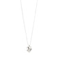 EM wavy pendant necklace silver-plated