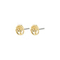 IBEN recycled tree-of-life earrings gold-plated