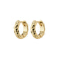 CARLA recycled huggie hoop earrings gold-plated