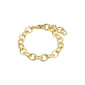 AMIRI bracelet gold-plated, featuring a classic cable chain design with sparkling Preciosa crystals, offering a genderless, urban style for versatile wear.