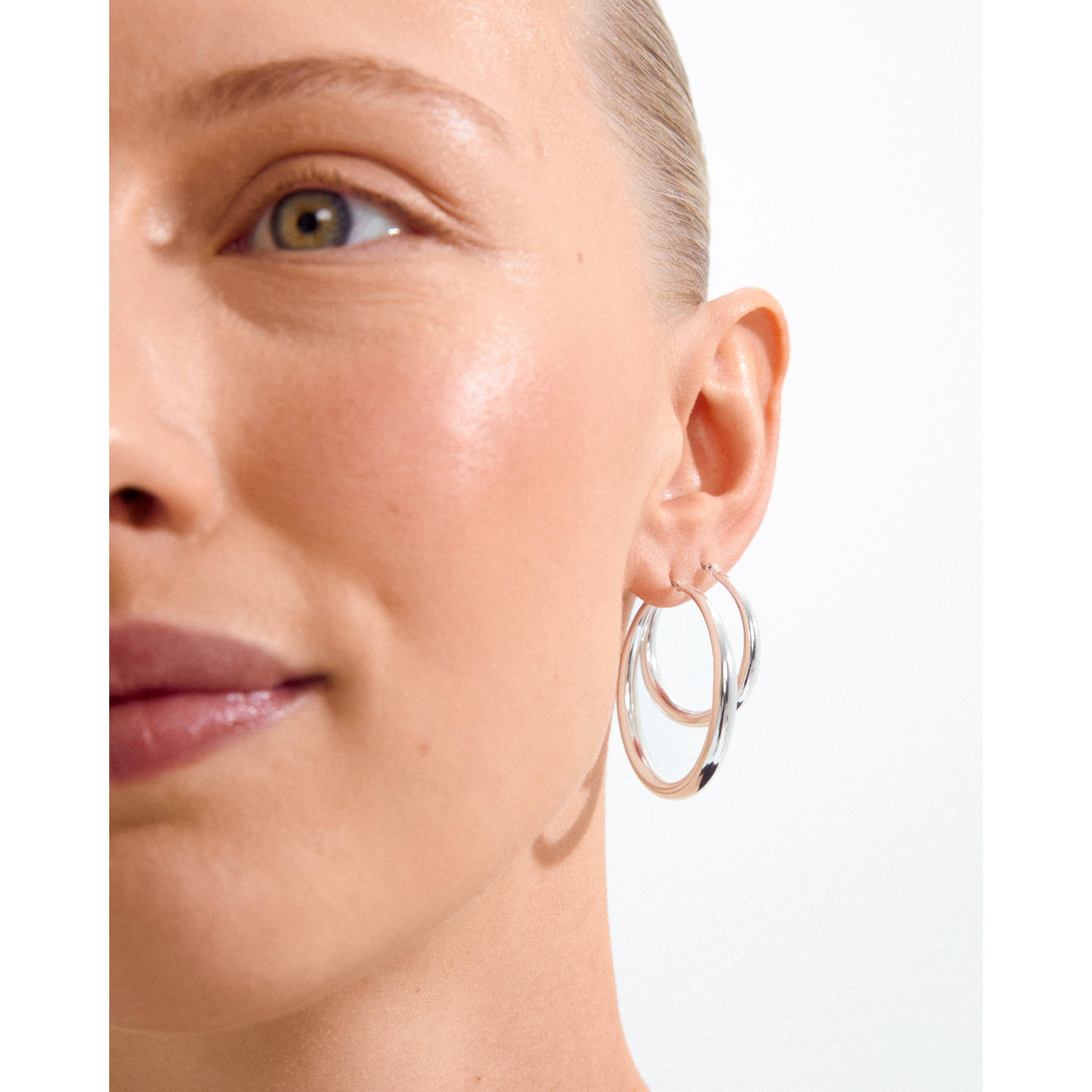 JORUN hoop earrings silver-plated – Pilgrim