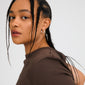 Silver-plated HARRISON hoops by Pilgrim, featuring wavy shapes and click clasps for stylish, effortless wear. Made from 99% recycled material.