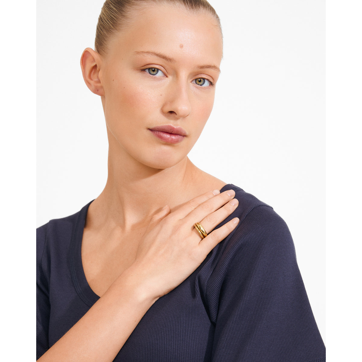 KAISYN Ring, 2-in-1 Set, vergoldet
