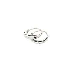 KAISYN Ring, 2-in-1 Set, versilbert