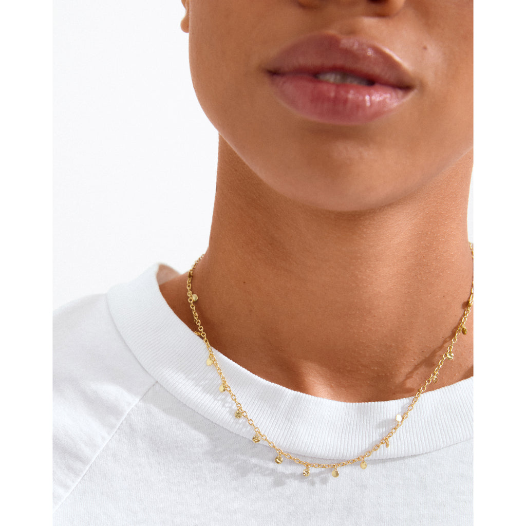 PANNA coin necklace gold-plated