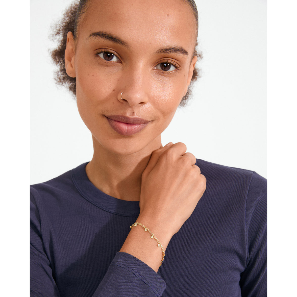 PANNA coin bracelet gold-plated