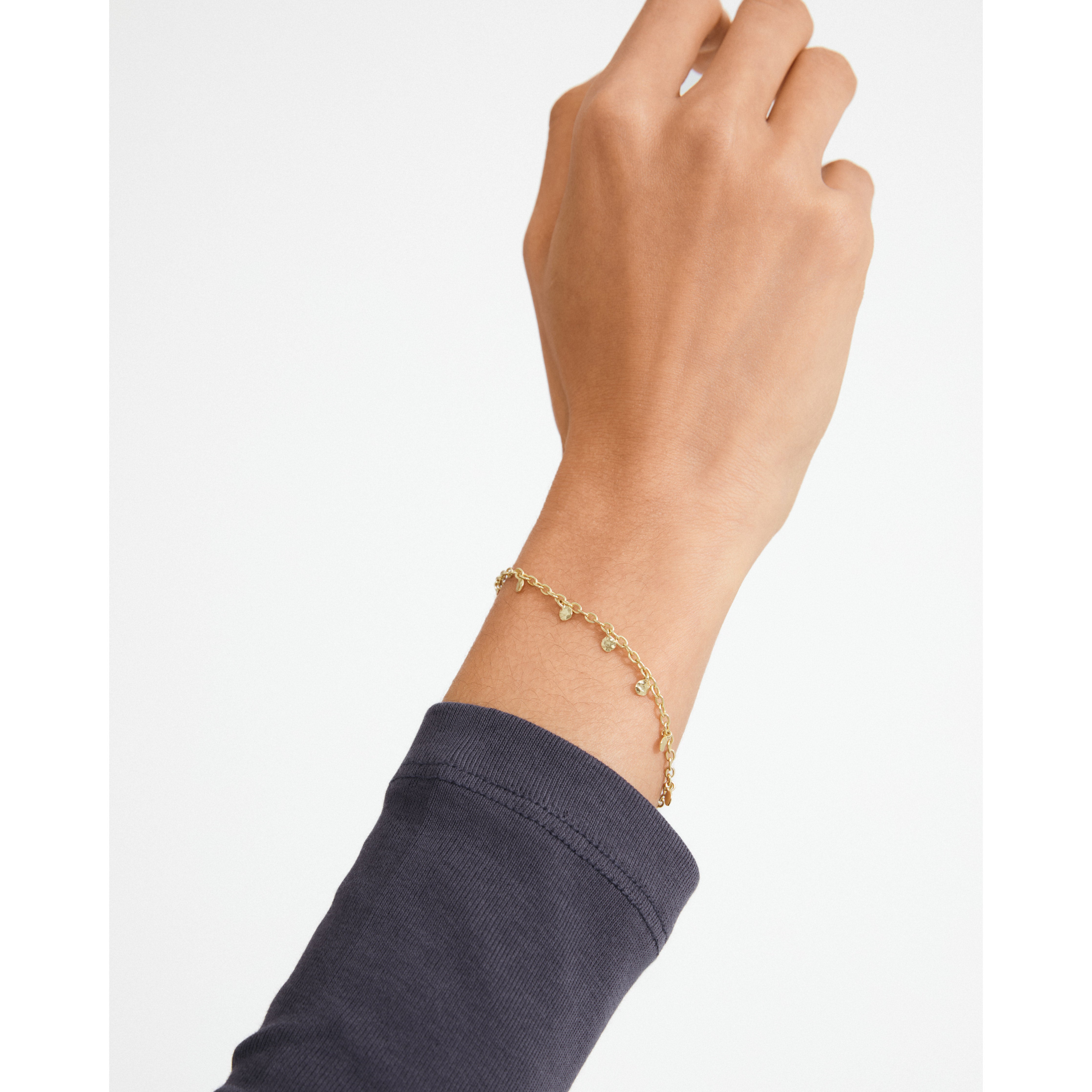 PANNA coin armbånd guldbelagt