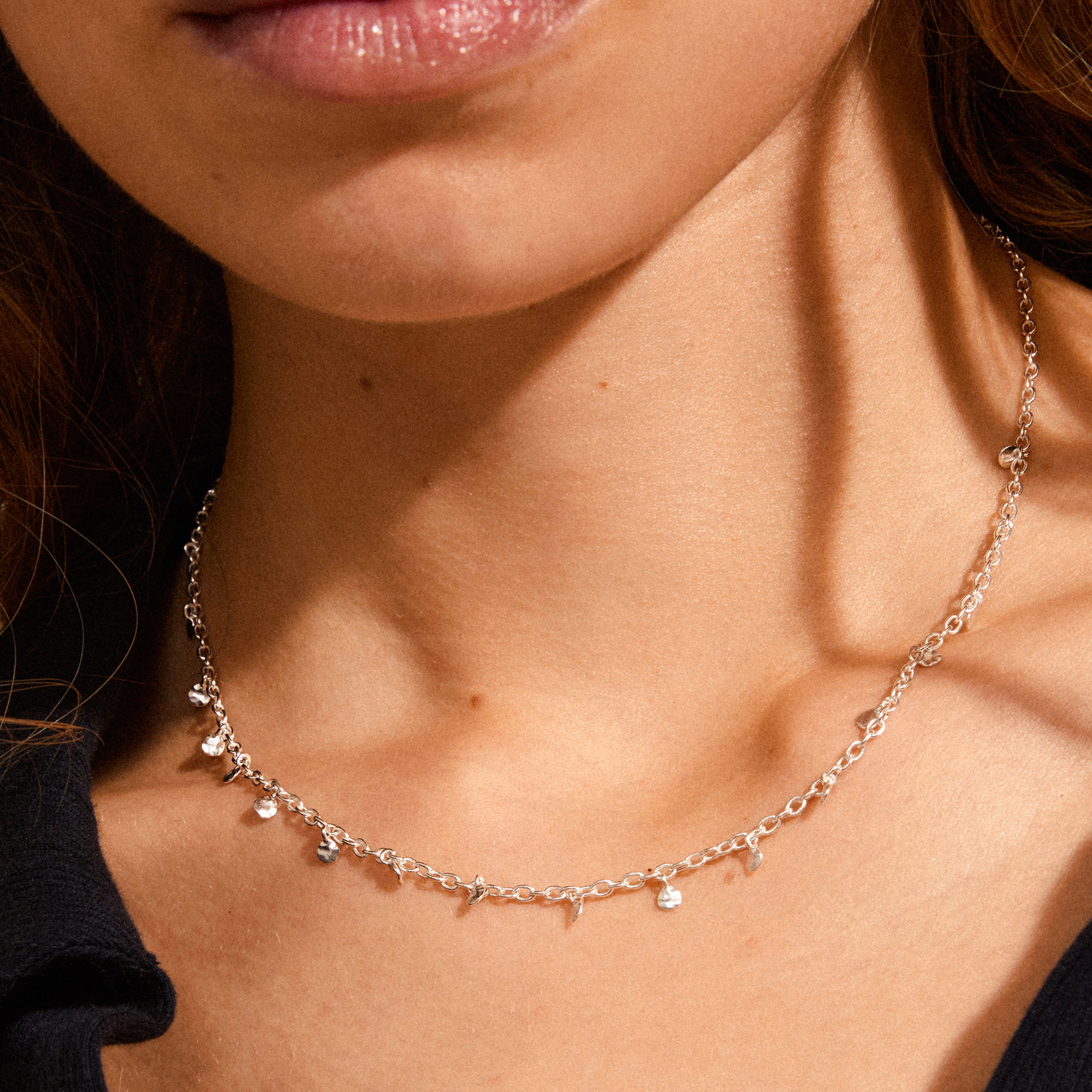 PANNA coin necklace silver-plated