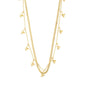 RIKO recycelte Halsketten, 2-in-1-Set, vergoldet