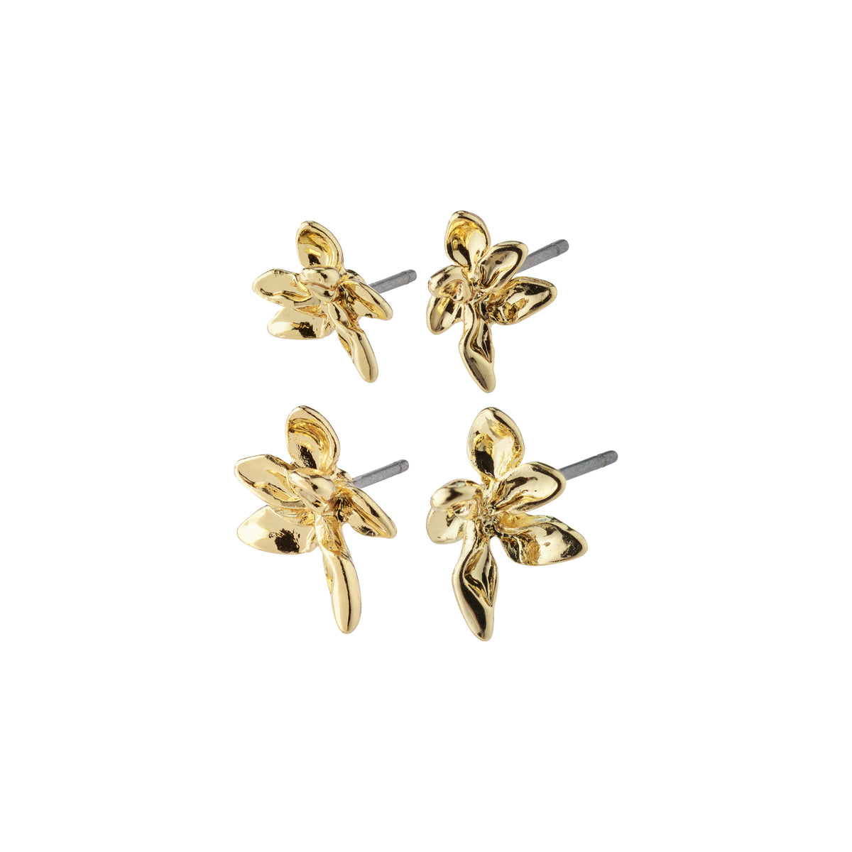 RIKO Ohrringe, 2-in-1-Set, vergoldet