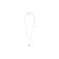 AFRODITTE heart necklace silver-plated, featuring a classic silver chain with a heart pendant, perfect for versatile styling and gifting.