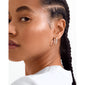 EDDY  organic shaped large hoops silver-plated