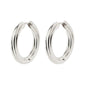 EDEA recycled hoops silver-plated