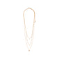 CHAYENNE recycled crystal necklace rosegold-plated