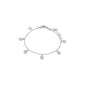 CHAYENNE crystal bracelet silver-plated, featuring small coin pendants with Preciosa crystals, offers a luxurious and elegant design, perfect for stylish looks.