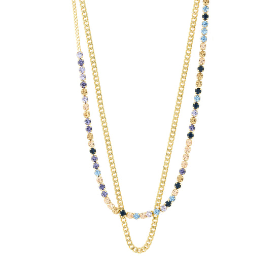 REIGN halsband, 2-i-1-set, guldpläterade
