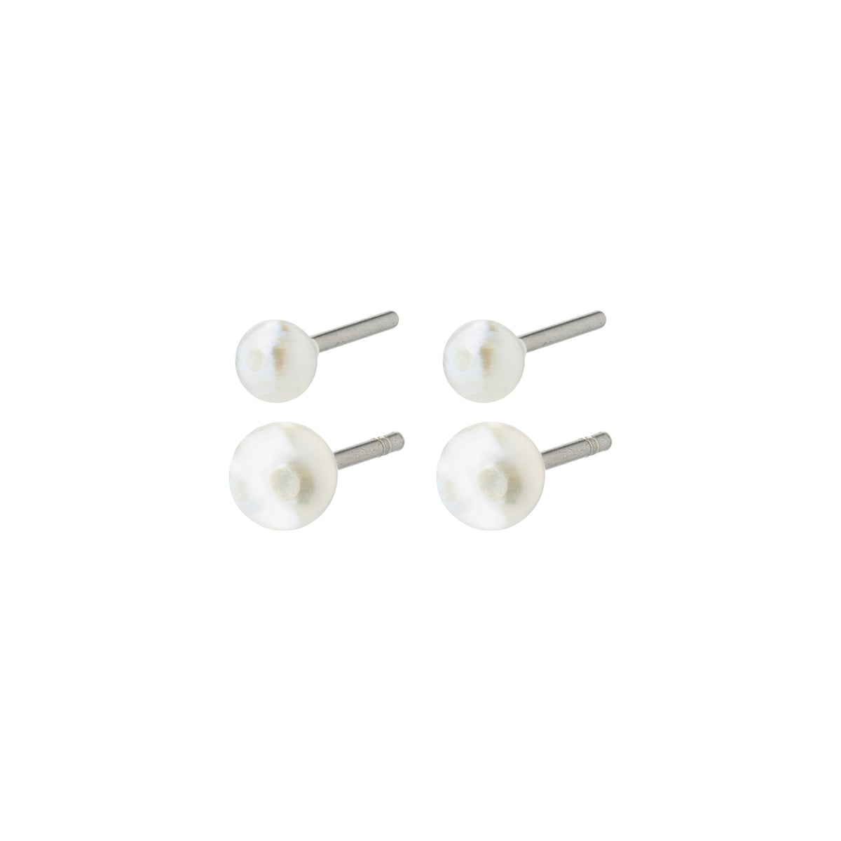 JOHANNE pearl earrings 2-in-1 set