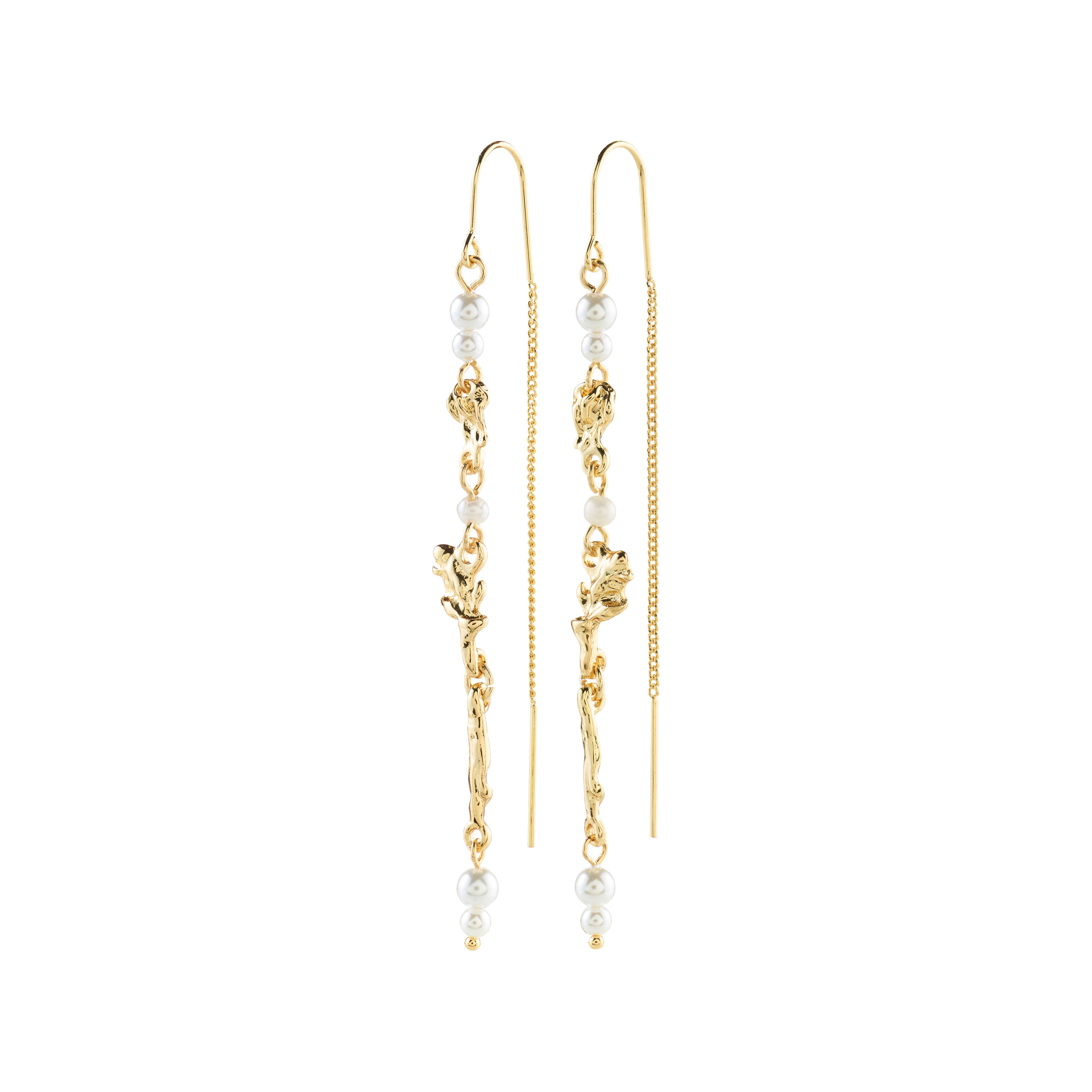 SLOAN chain earrings gold-plated