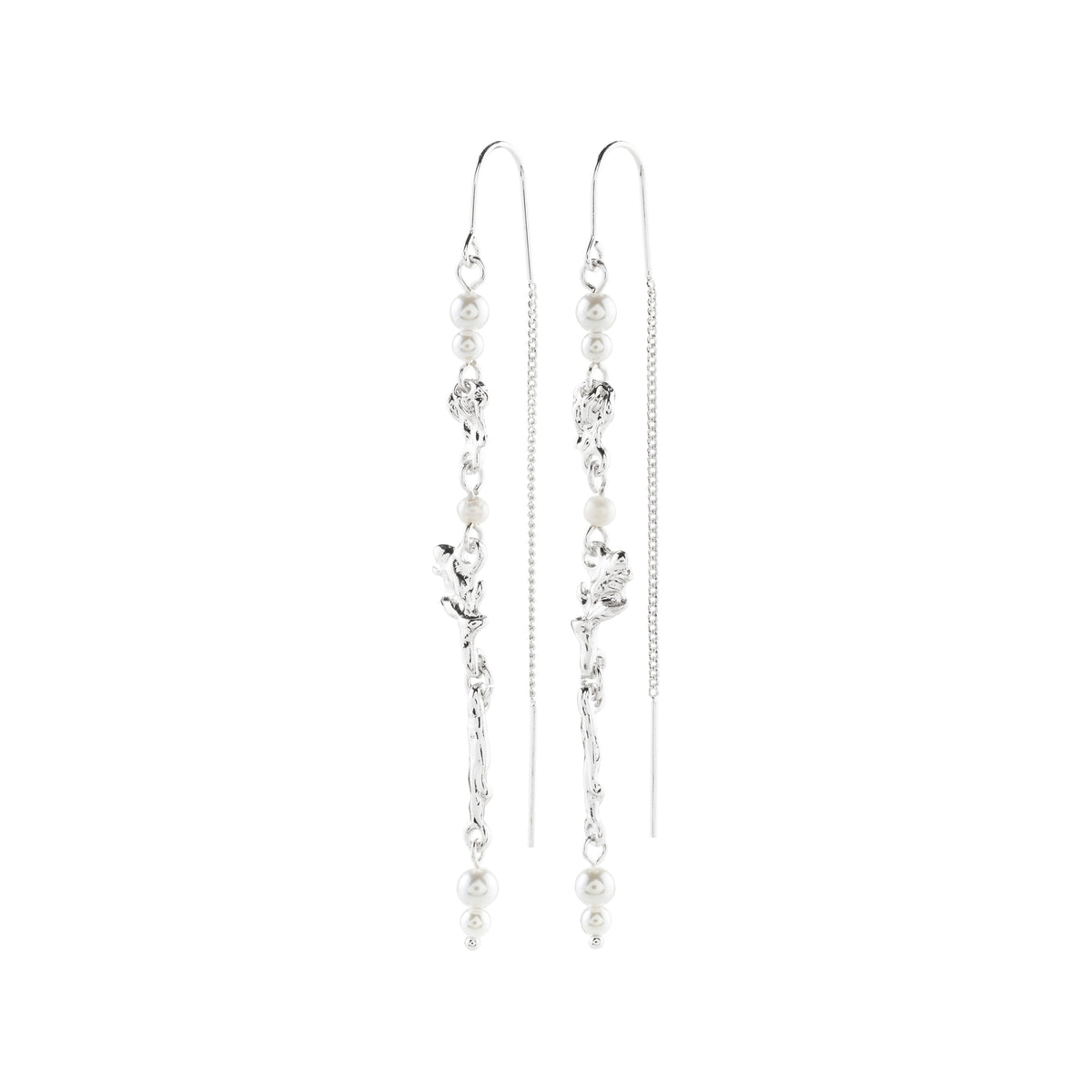 SLOAN chain earrings silver-plated