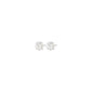 RENZO crystal earstuds silver-plated