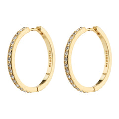 EBNA maxi krystall hoops gullbelagt