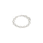 ROGUE crystal halo bracelet, silver-plated, featuring a silver chain adorned with sparkling Preciosa crystals; a stylish, upscale piece from Pilgrim's collection.