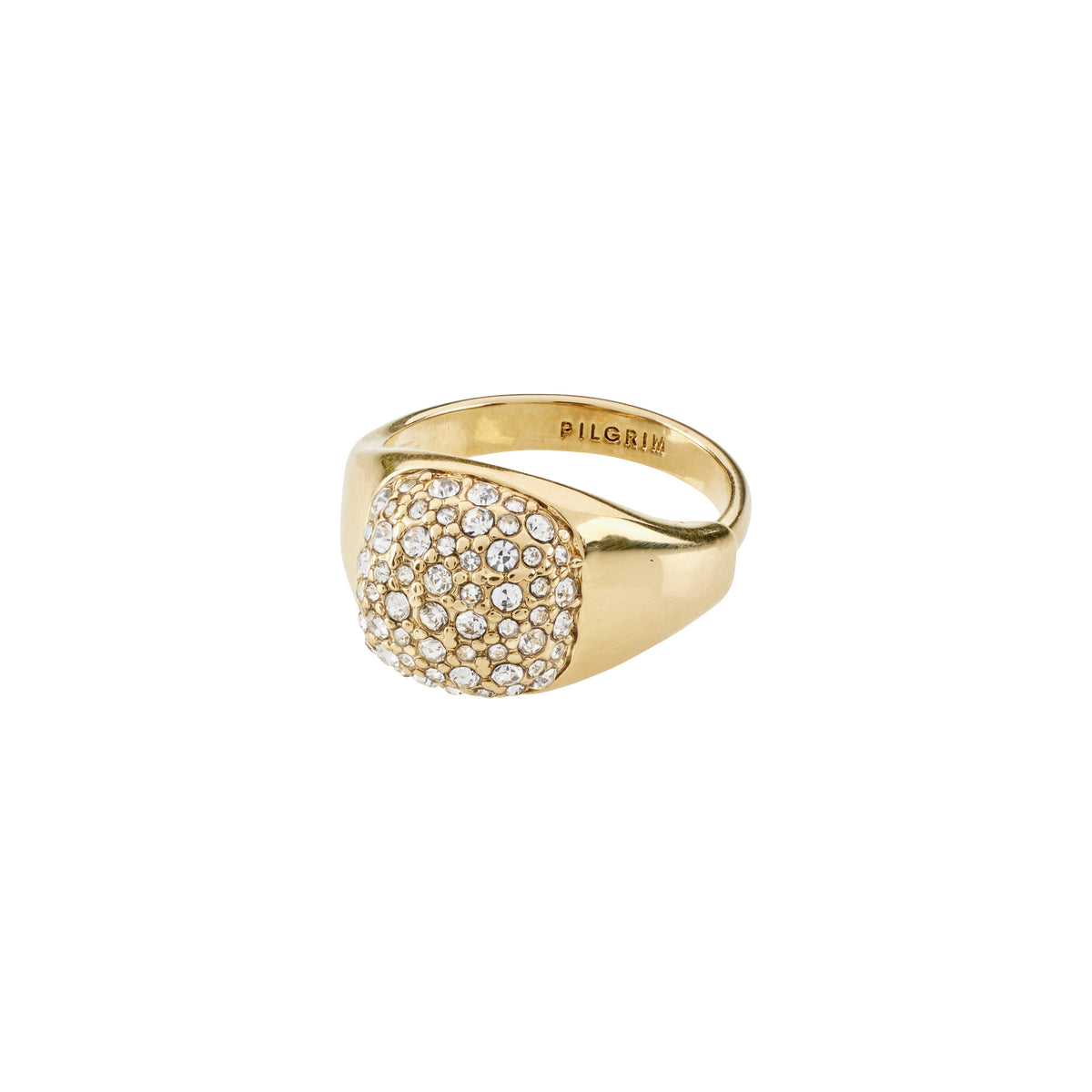 CINDY krystal ring guldbelagt