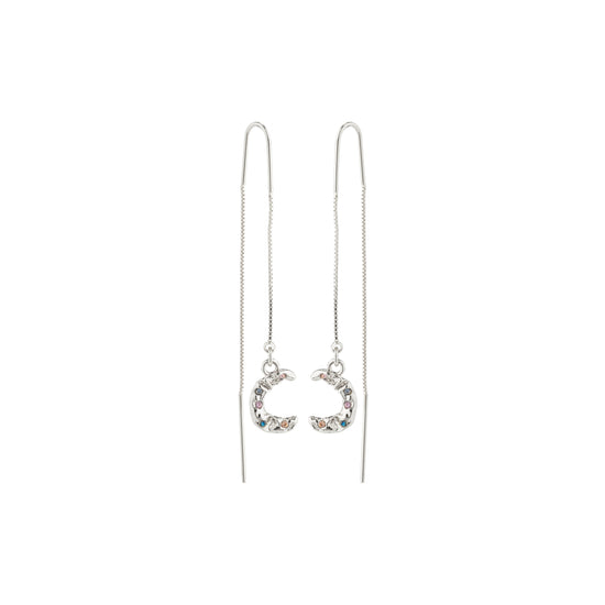 REMY recycled chain earrings silver-plated