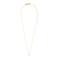 HADLEY necklace gold-plated features a delicate bead chain with a freshwater pearl pendant, offering timeless elegance and versatility.