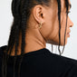 HADLEY earrings gold-plated with organic bubble design and pearlescent beads, embodying Pilgrim's mindful aesthetic and Scandinavian quality. Perfect for autumn's layered styles.
