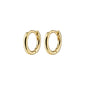EANNA recycled huggie hoops gold-plated